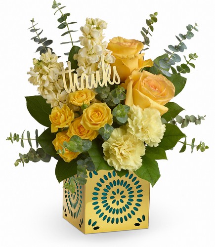 Teleflora's Shimmer Of Thanks Bouquet from Rees Flowers & Gifts in Gahanna, OH